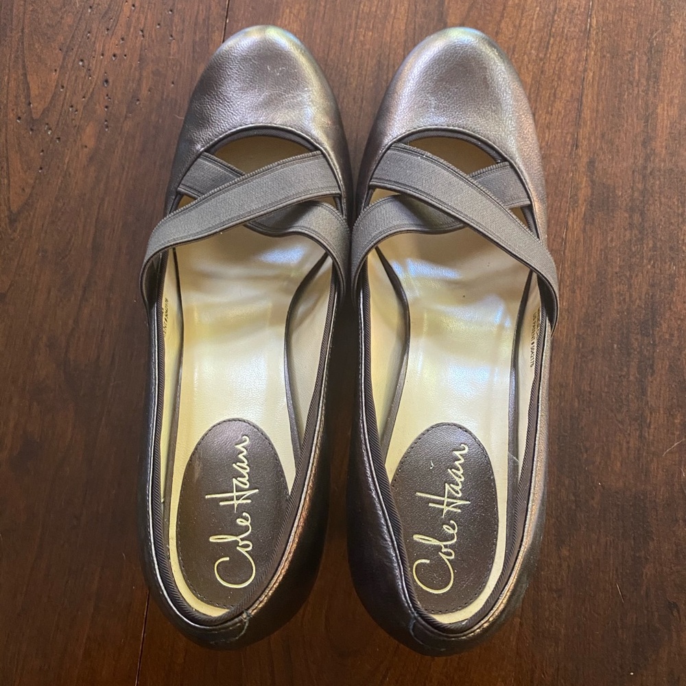 Cole Haan strapping pumps